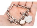 Tiffany & Co. Sterling Silver Amazing Convertible Charm Link Style Bracelet
