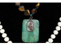 Collection Of Two Tigers Eye, One Quartz And One Cultured Freshwater Pearl Necklaces