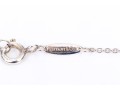 Tiffany & Co. Sterling Silver Elsa Peretti Color By The Yard Black Nephrite Necklace