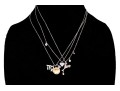 Swarovski Collection Of Three Crystal Set Charm Necklaces
