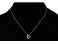 Tiffany & Co. Sterling Silver Elsa Peretti Open Heart Pendant, With Chain