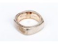 Tiffany & Co. Sterling Silver Contemporary 7.5 Mm Wide Cushion Shaped Band Ring, Size 7