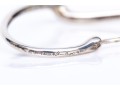 Tiffany & Co. Sterling Silver Elsa Peretti Fabulous Open Heart Hoop Earrings
