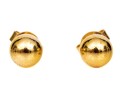 14k Yellow Gold Classic 6mm Ball Style Earrings