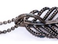Pandora Sterling Silver Collection Of Crystal Set Wing, Feather And Butterfly Motif Jewelry