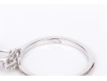 Swarovski Pair Of Crystal Set Rings, Sizes 6.75, With Boxes