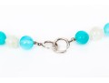 Tiffany & Co. Sterling Silver Paloma Picasso Stunning Blue Amazonite And White Chalcedony Beads