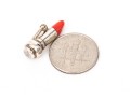 Tiffany & Co. Sterling Silver Fabulous Red Enamel Accented Lipstick Charm