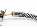 David Yurman Sterling Silver Classic Round Cable Hoop Earrings