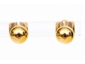 14k Yellow Gold Classic 6mm Ball Style Earrings