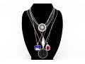 Touchstone Crystal By Swarovski Collection Of Five Chunky Crystal Set Necklaces