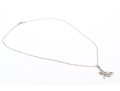Tiffany & Co. Sterling Silver Pierced Dragonfly Silhouette Pendant, With Chain