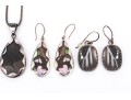 Sterling Silver Collection Of Unique Butterfly Wing Motif Jewelry Pieces