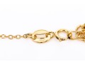 Sterling Silver Vermeil Wishbone Motif Necklace, With Chain