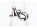 Tiffany & Co. Sterling Silver Elsa Peretti Fabulous Snake Ring, Size 7