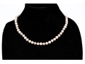 Pretty Pink To Ivory Toned 7.25mm To 7.75mm Matching Cultured Freshwater Pearl Necklace And Bracelet