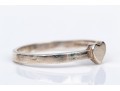 Tiffany & Co. Sterling Silver Paloma Picasso Simple Heart Motif Ring, Size 7.5
