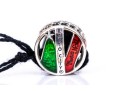 Pandora Sterling Silver Christmas Themed Charms, On A Woven Champagne Cord Bracelet