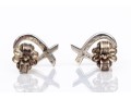 Tiffany & Co. Sterling Silver Paloma Picasso Open Heart Ribbon Stud Earrings