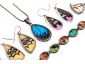 Sterling Silver Collection Of Unique Butterfly Wing Motif Jewelry Pieces
