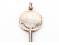 Tiffany & Co. Sterling Silver Whimsical Pink And White Enamel Lollipop Charm