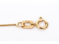 14k Yellow Gold Simple Fine Box Style Chain