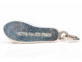 Tiffany & Co. Sterling Silver Playful Red Enamel Accented Flip Flop Charm