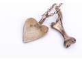 Collection Of Sterling Silver Inspirational Message Charms And Pendants, Including Be U, On Chains
