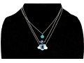 Swarovski Collection Of Three Silver Toned, Crystal Set Necklaces