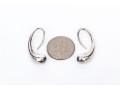 Tiffany & Co. Sterling Silver Elsa Peretti Striking Teardrop Earrings
