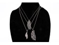 Pandora Sterling Silver Collection Of Crystal Set Wing, Feather And Butterfly Motif Jewelry