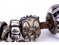 Pandora Sterling Silver Charming Animal Life Bracelet, On Woven Cord.