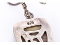Sterling Silver Collection Of Nineteen Drop Pendant Style Earrings