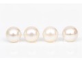 Sterling Silver Set Of Two Cultured Freshwater Pearl Stud Earrings, 8.25 Mm