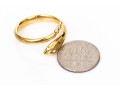 Tiffany & Co. Elsa Peretti 18k Yellow Gold Magnificent Snake Motif Ring, Size 8.25, With Box