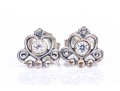 Sterling Silver Collection Of Four Pairs Of Stud Style Earrings