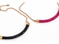 Swarovski Trio Of Three Crystal Set Adjustable Bracelets, Boxed