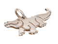 Tiffany & Co. Sterling Silver Fun High Polished Flat Alligator Form Charm