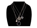 Collection Of Sterling Silver Heart Motif Pendants Plus One Heart Scatter Pin