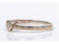 Tiffany & Co. Sterling Silver Paloma Picasso Simple Heart Motif Ring, Size 7.5