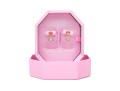 Swarovski Trillion Crystal Halo Drop Pendant Earrings, With Box