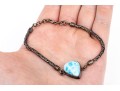Sterling Silver Collection Of Light Blue Larimar Stone Jewelry