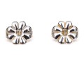 Tiffany & Co. Sterling Silver Pair Of Earring Clutches, New