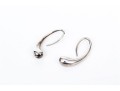Tiffany & Co. Sterling Silver Elsa Peretti Striking Teardrop Earrings