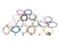 Collection Of Eighteen Stone Bead Bracelets And Two Cultured Freshwater Pearl Bracelets