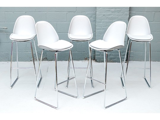 Set Of Five Counter Stools
