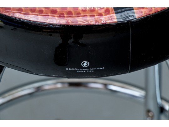 Awesome Pair Of Basketball Themed Bar Stools