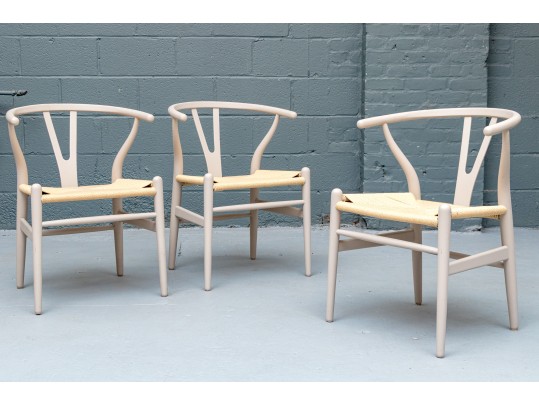 Set Of Three Wishbone Chairs