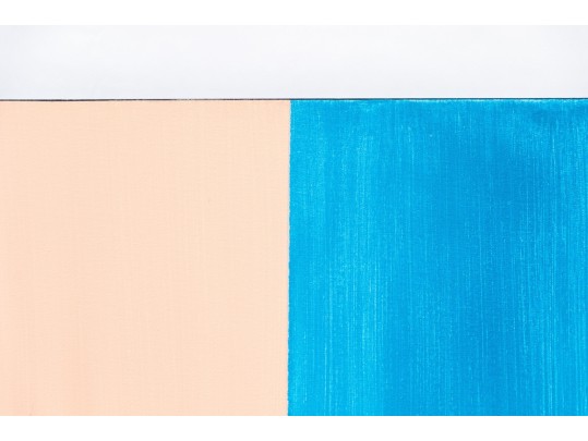 Decorative Acrylic On Canvas Abstract Color Field