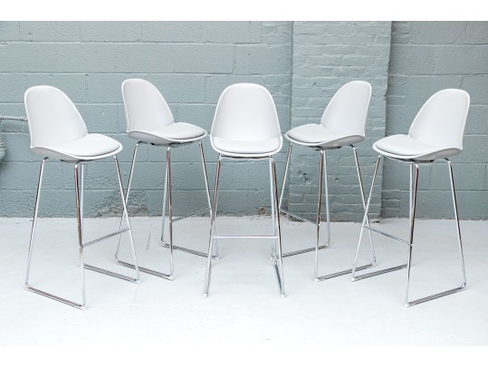 Set Of Five Counter Stools
